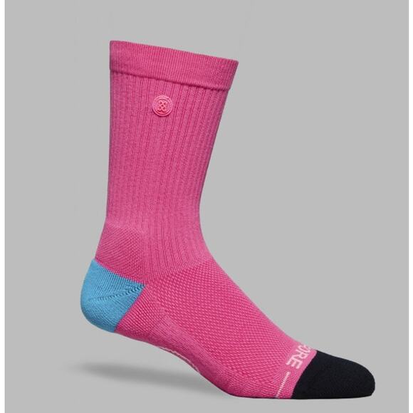 New NWT G/Fore Ladies Pray For Birdies Crew Socks Knockout Pink Size 5-8 - Picture 1 of 5